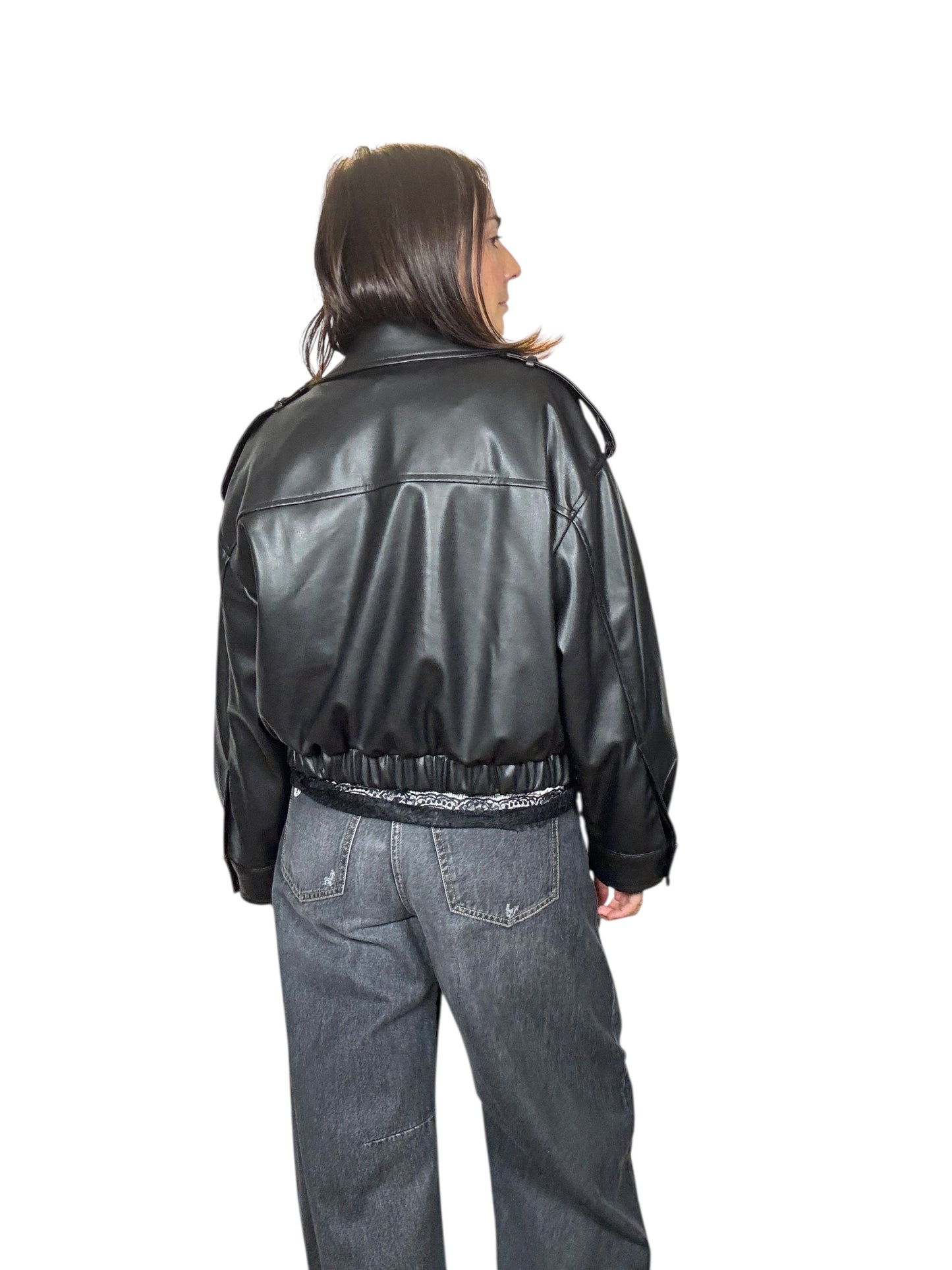 BOMBER IN PELLE VICOLO