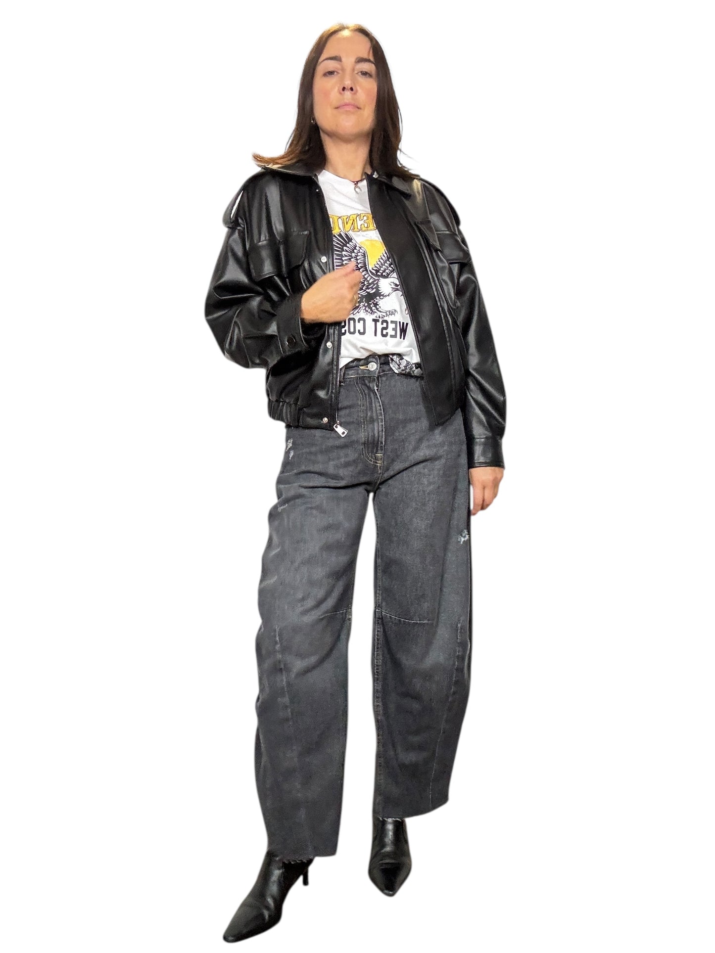 BOMBER IN PELLE VICOLO