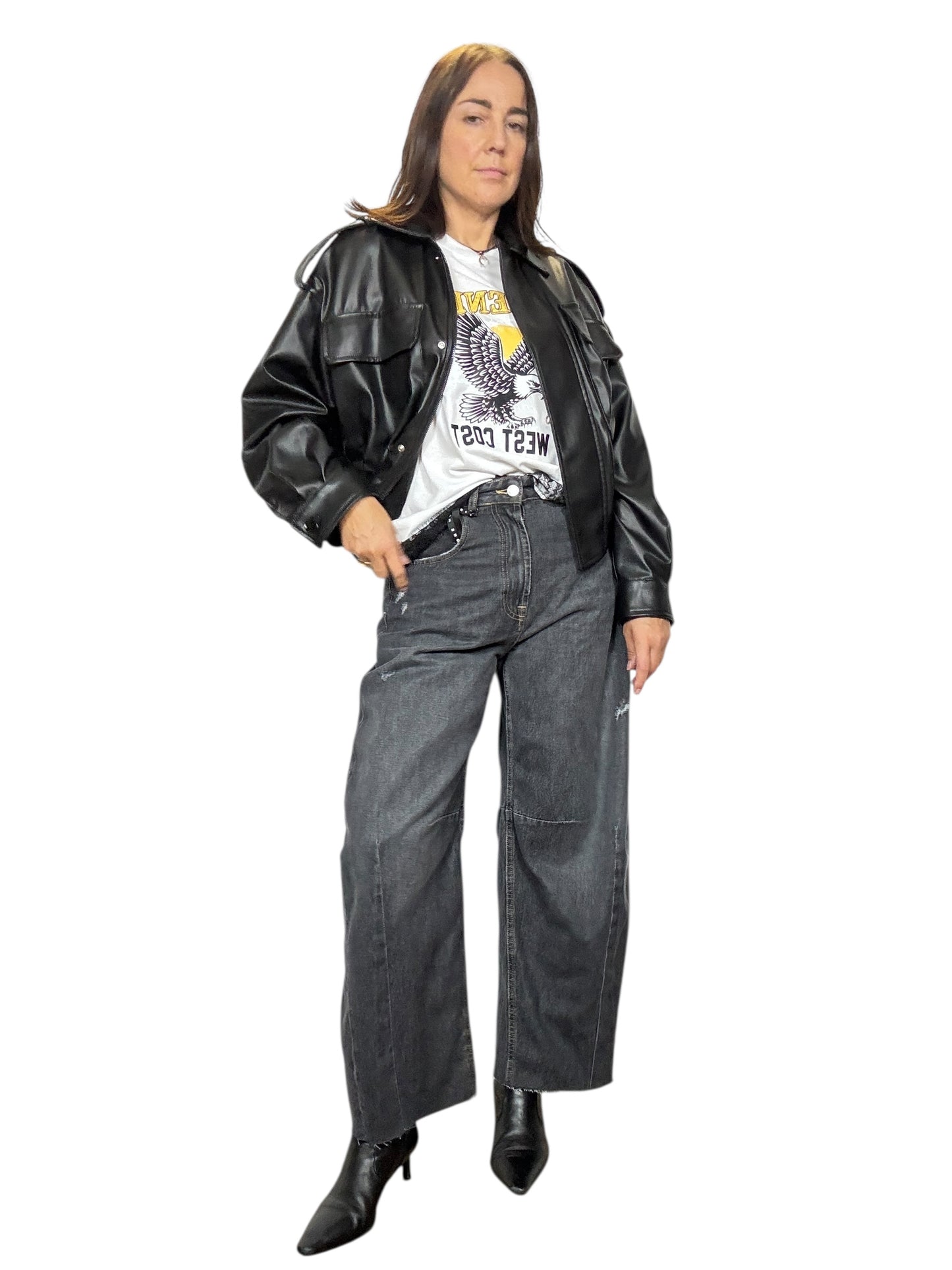 BOMBER IN PELLE VICOLO