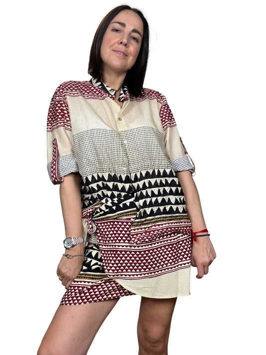 CAMICIA STAMPA ETNICA HAVEONE