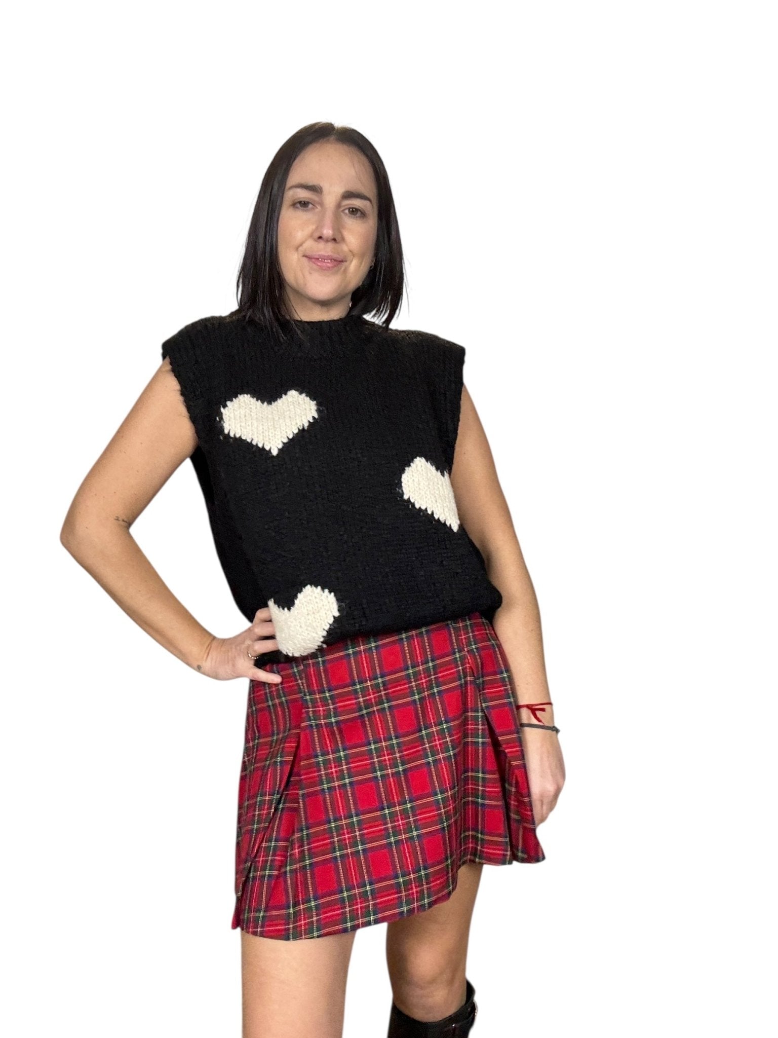 GILET CUORICINI SUSY MIX - XE BLU ABBIGLIAMENTO