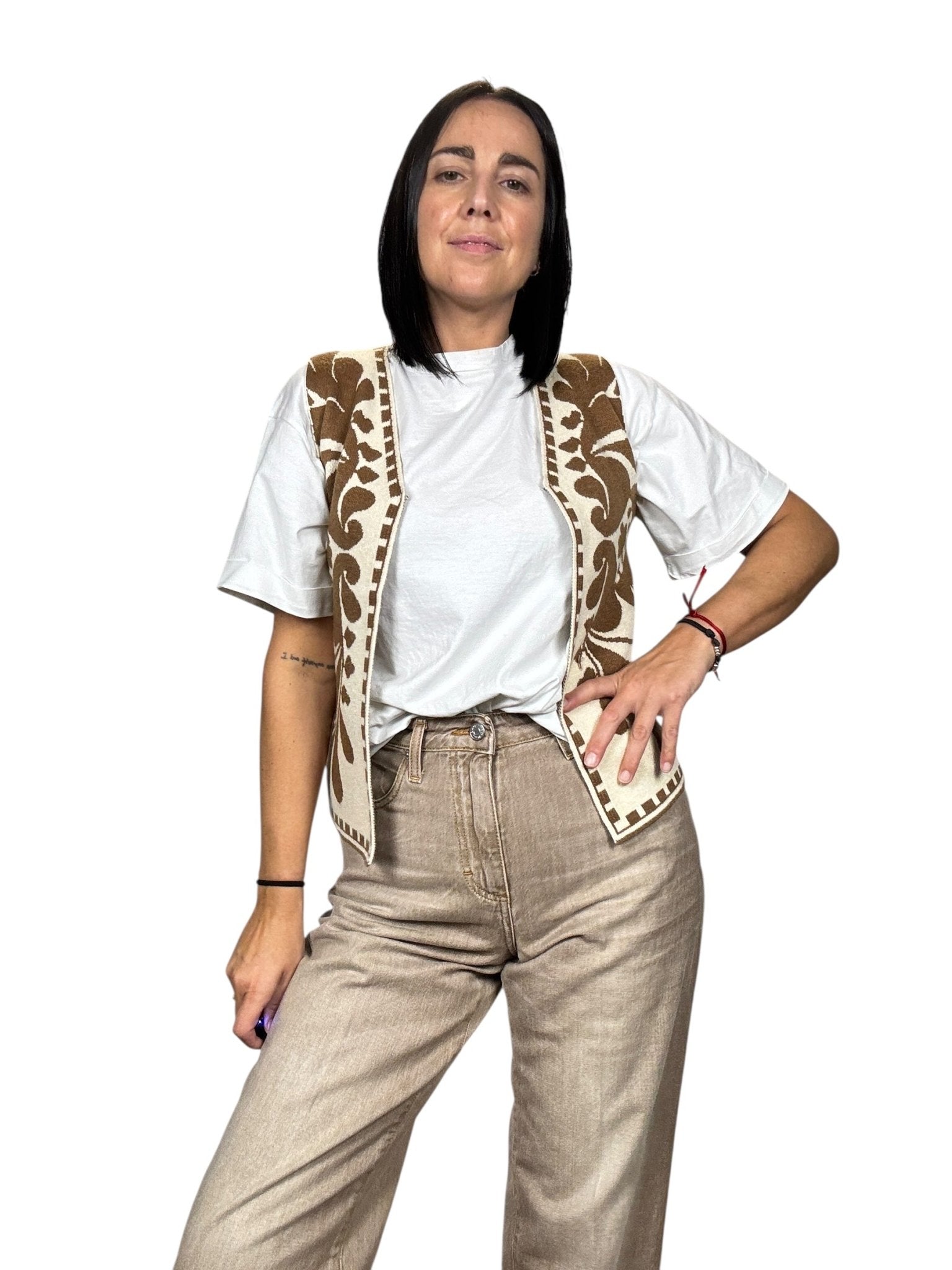 GILET A FANTASIA HAVEONE - XE BLU ABBIGLIAMENTO