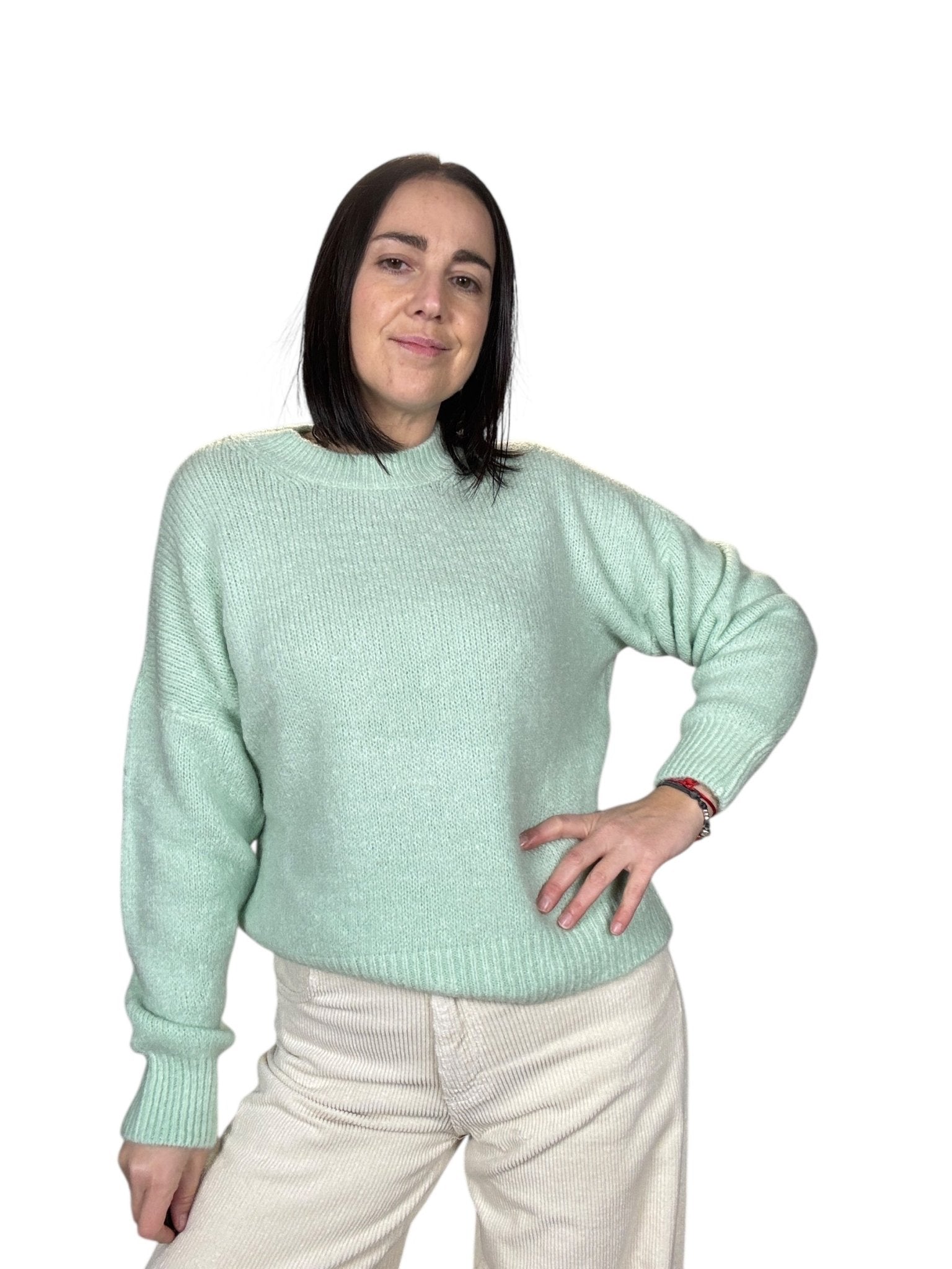 MAGLIA PARICOLLO NUVOLETTA SUSY MIX - XE BLU ABBIGLIAMENTO