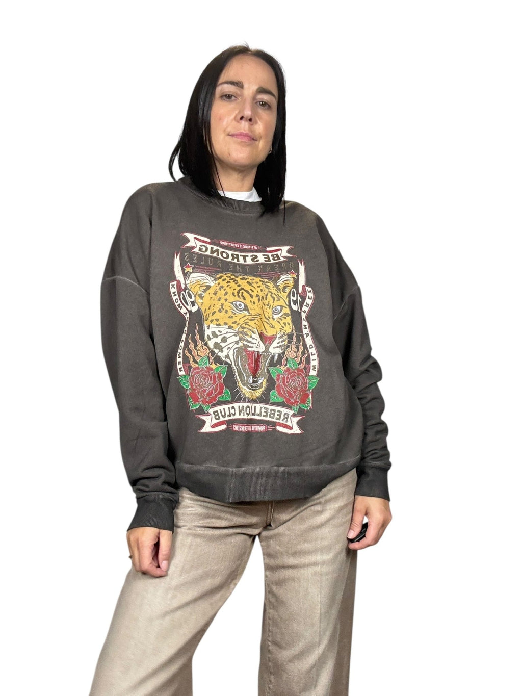 FELPA ROCK HAVEONE - XE BLU ABBIGLIAMENTO