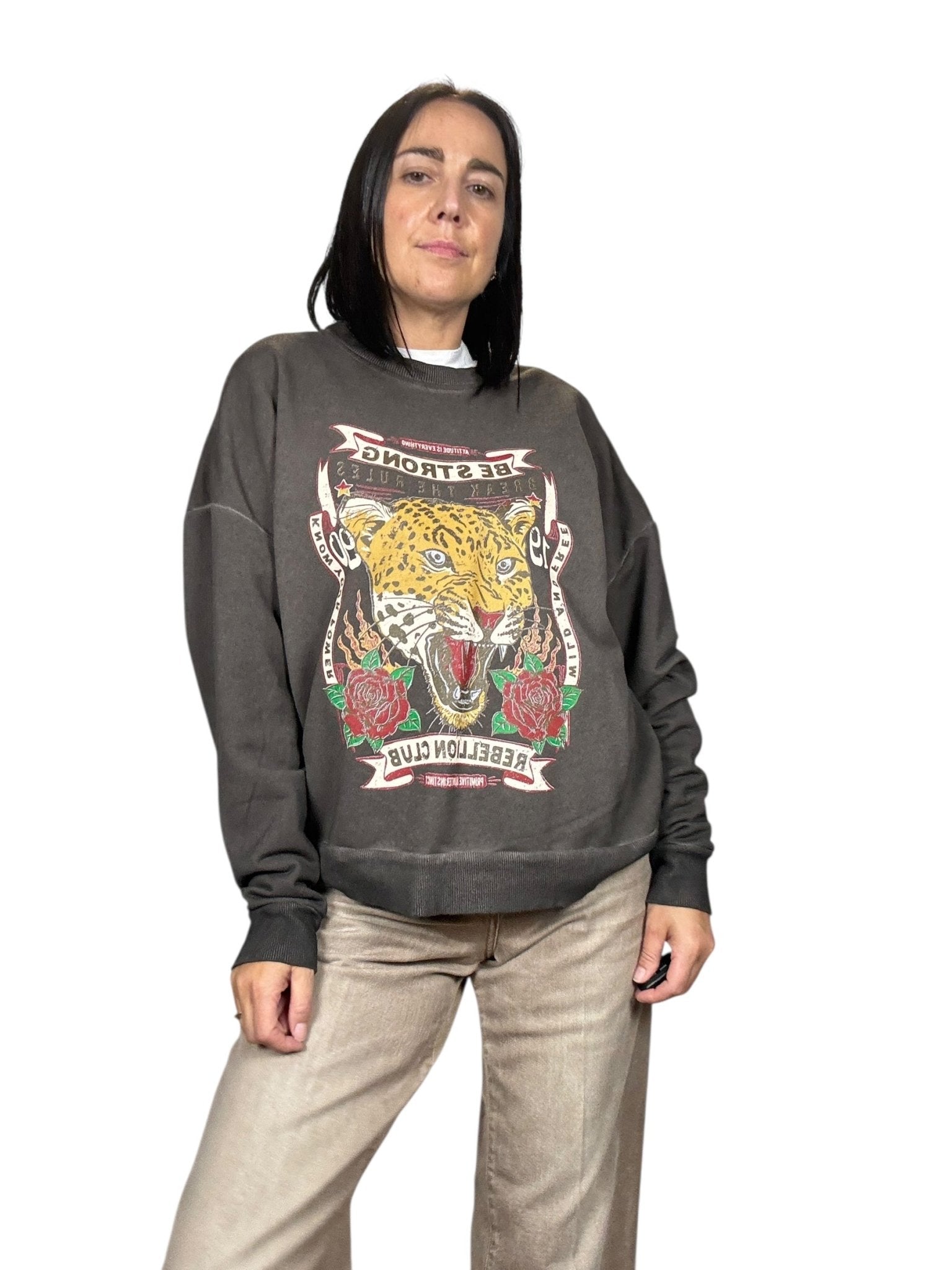 FELPA ROCK HAVEONE - XE BLU ABBIGLIAMENTO