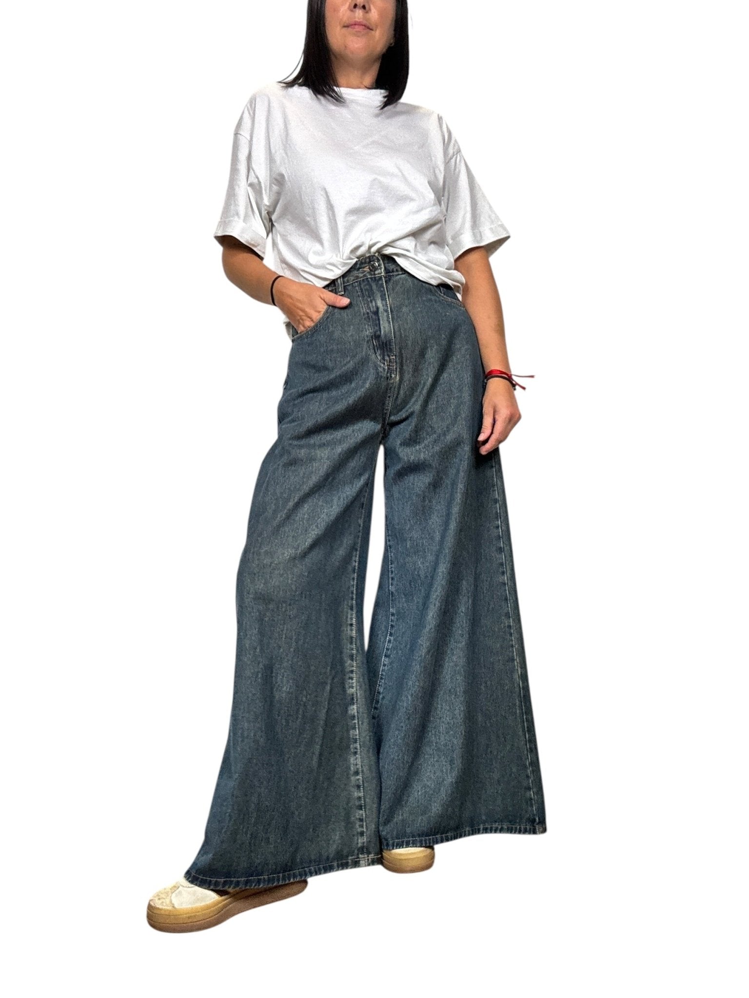 JEANS A FARFALLA HAVEONE - XE BLU ABBIGLIAMENTO