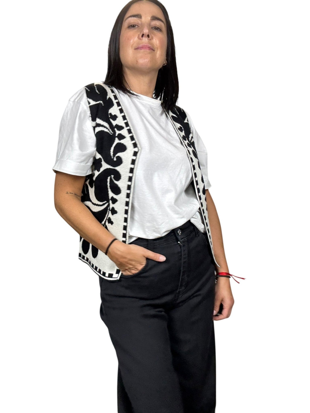 GILET A FANTASIA HAVEONE - XE BLU ABBIGLIAMENTO