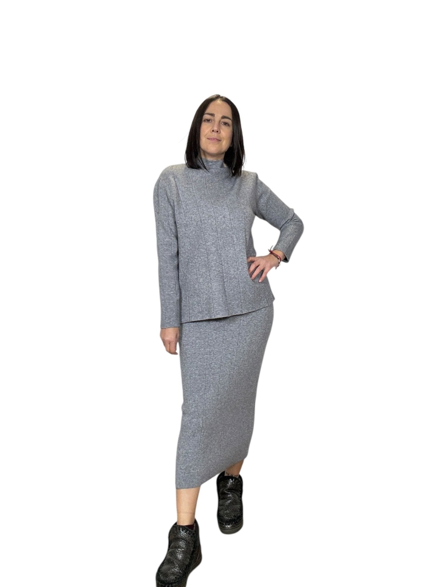 COORDINATO CANETTATO SUSY MIX - XE BLU ABBIGLIAMENTO