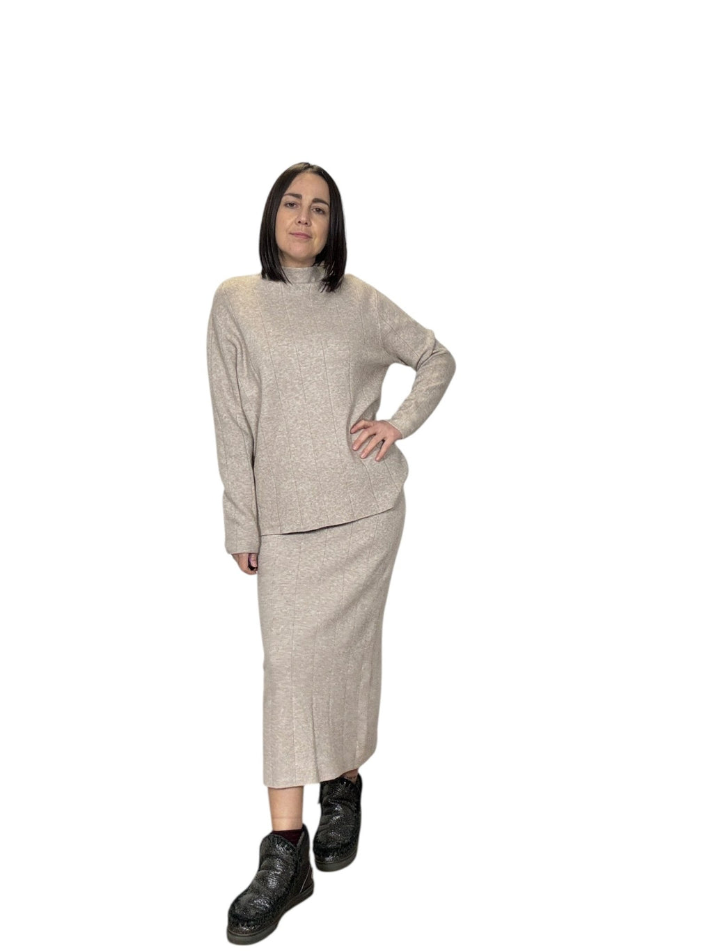 COORDINATO CANETTATO SUSY MIX - XE BLU ABBIGLIAMENTO