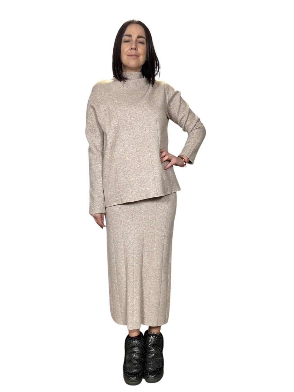 COORDINATO CANETTATO SUSY MIX - XE BLU ABBIGLIAMENTO