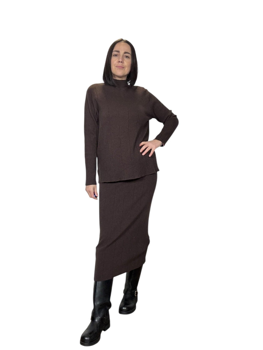 COORDINATO CANETTATO SUSY MIX - XE BLU ABBIGLIAMENTO