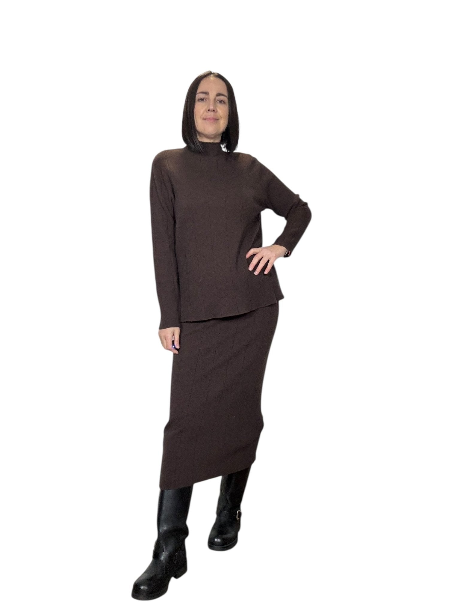 COORDINATO CANETTATO SUSY MIX - XE BLU ABBIGLIAMENTO