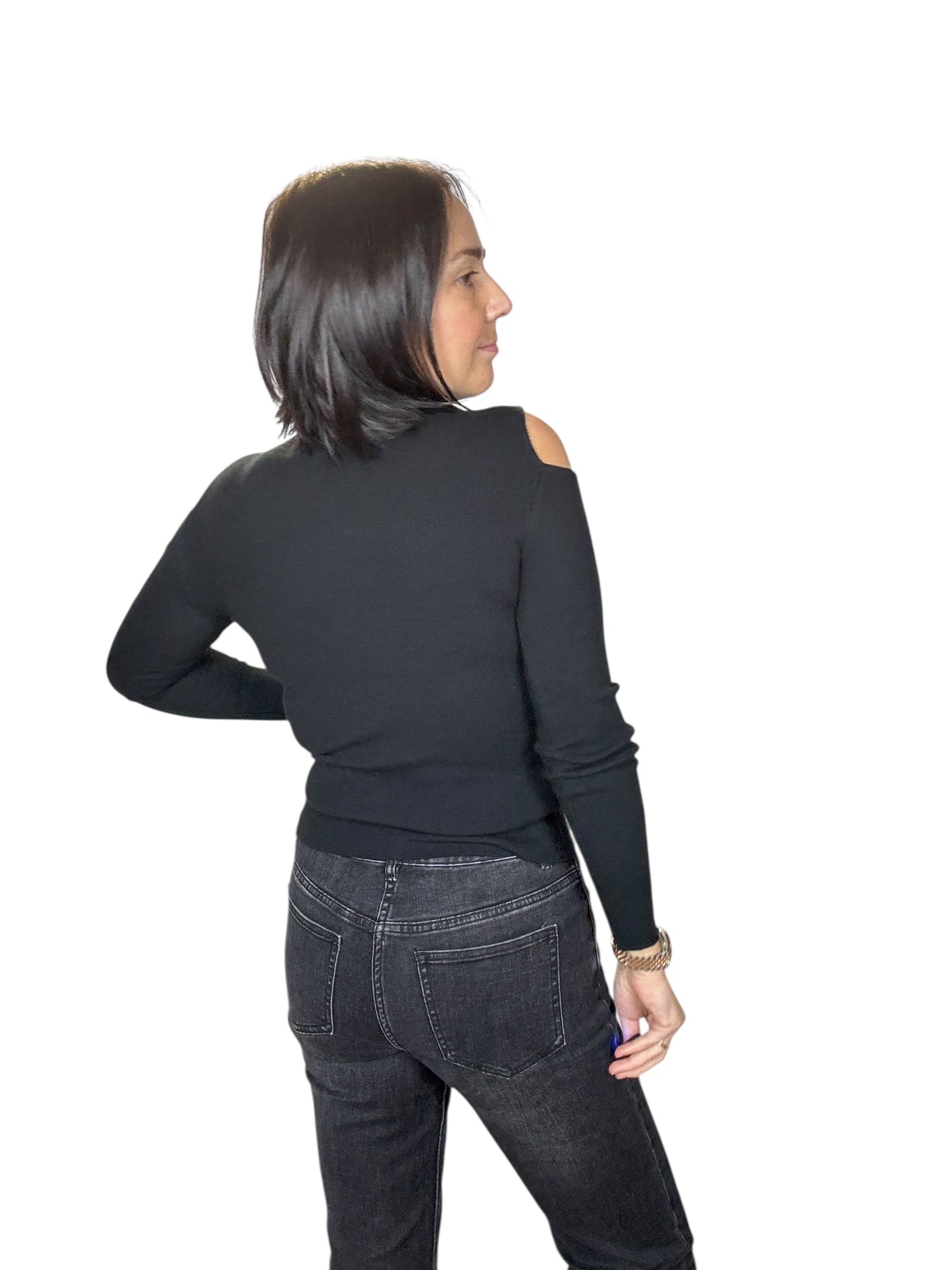 MAGLIA CUT OUT SPALLE SUSY MIX