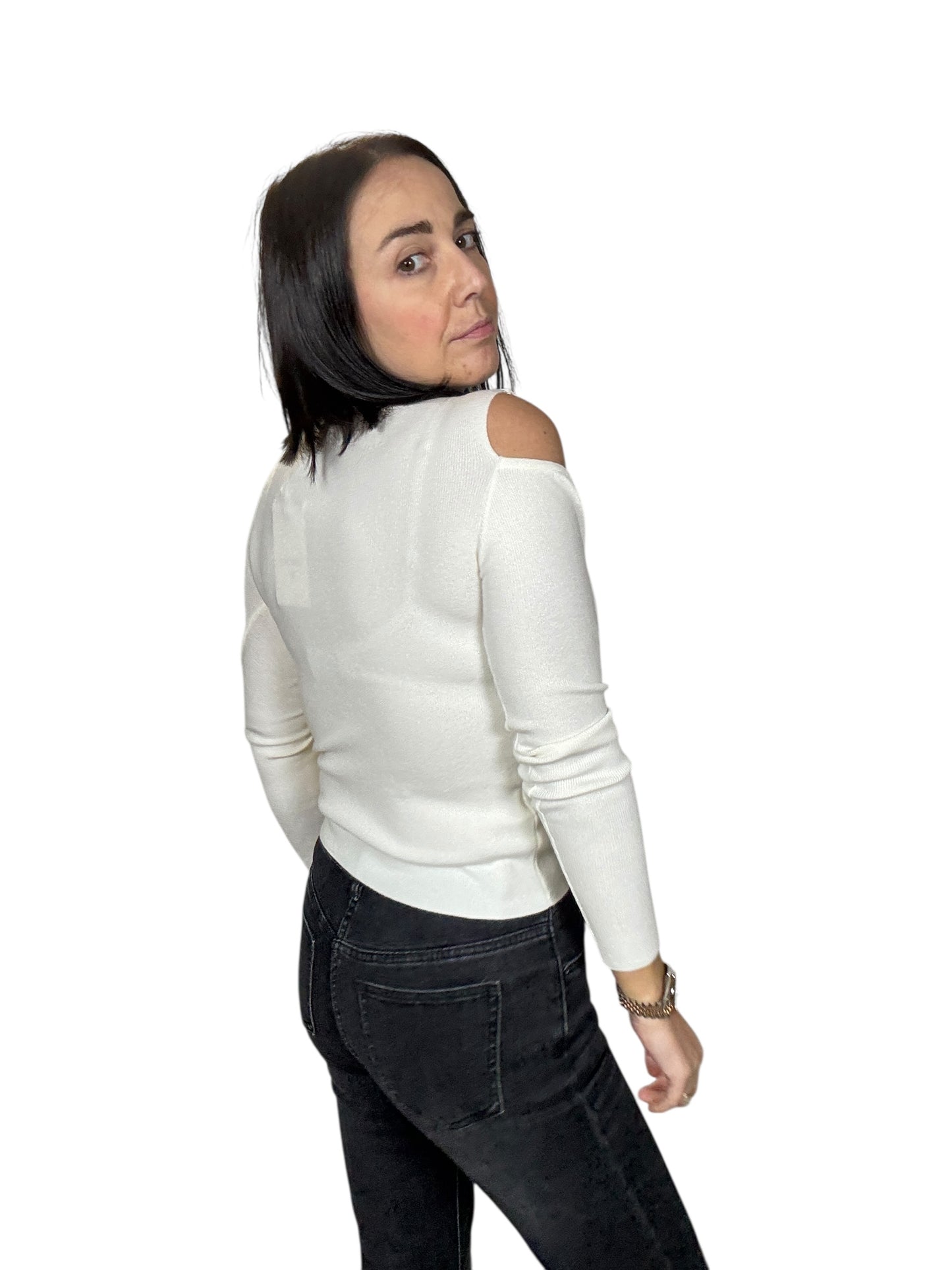 MAGLIA CUT OUT SPALLE SUSY MIX