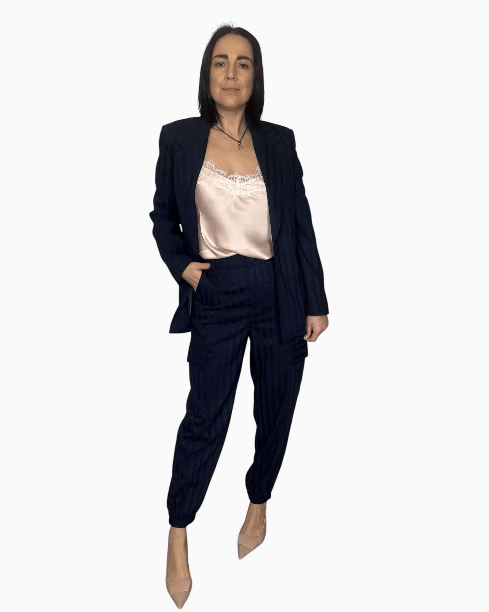 TAILLEUR GESSATO SUSY MIX - XE BLU ABBIGLIAMENTO