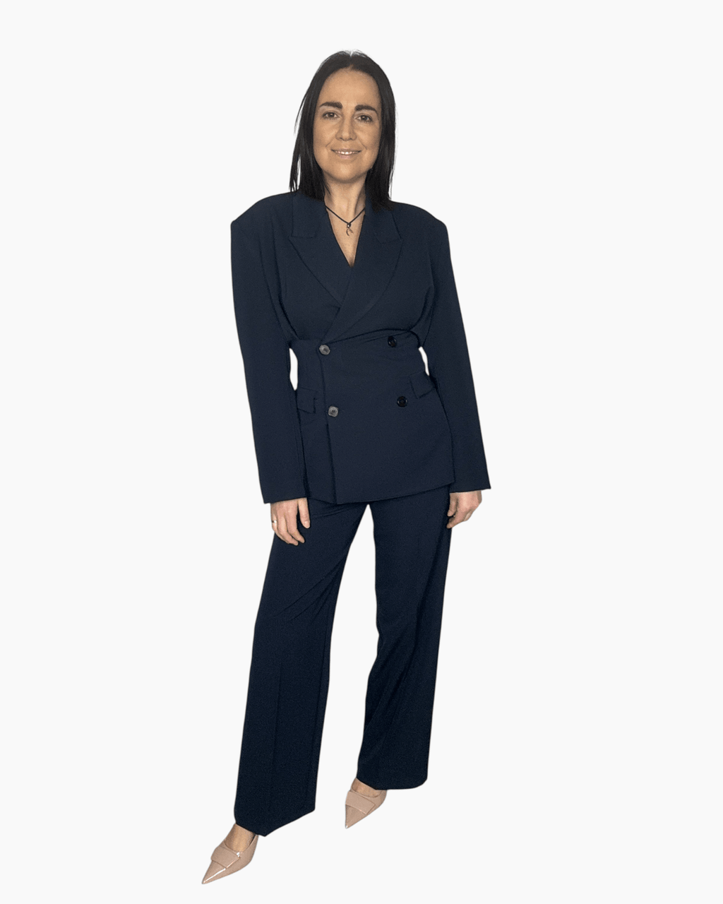 GIACCA CON PINCES VICOLO - XE BLU ABBIGLIAMENTO