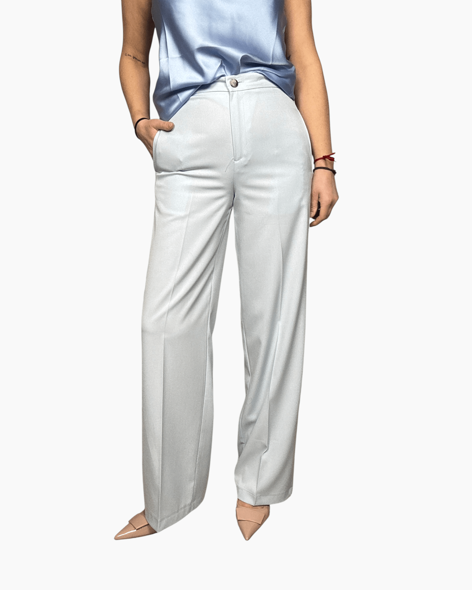 PANTALONE A PALAZZO BASIC VICOLO - XE BLU ABBIGLIAMENTO