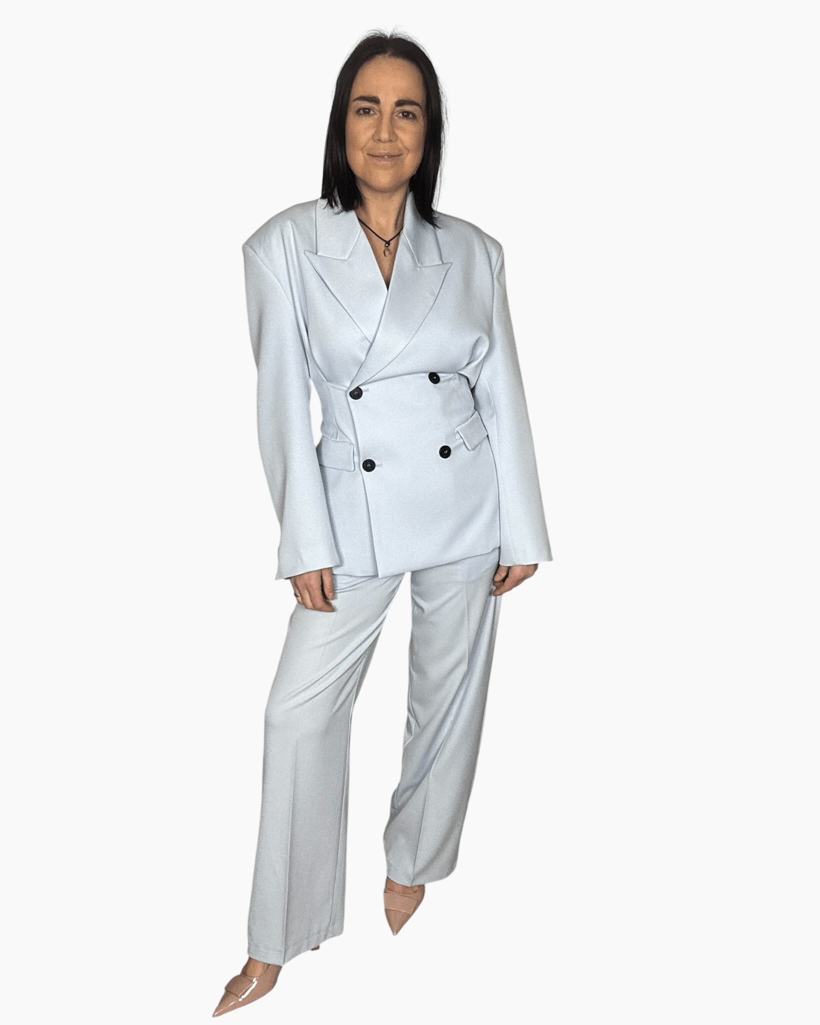 PANTALONE A PALAZZO BASIC VICOLO - XE BLU ABBIGLIAMENTO