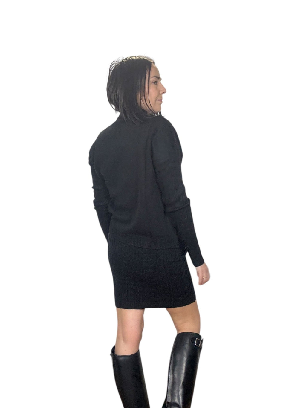 COORDINATO CON MINIGONNA HAVEONE - XE BLU ABBIGLIAMENTO