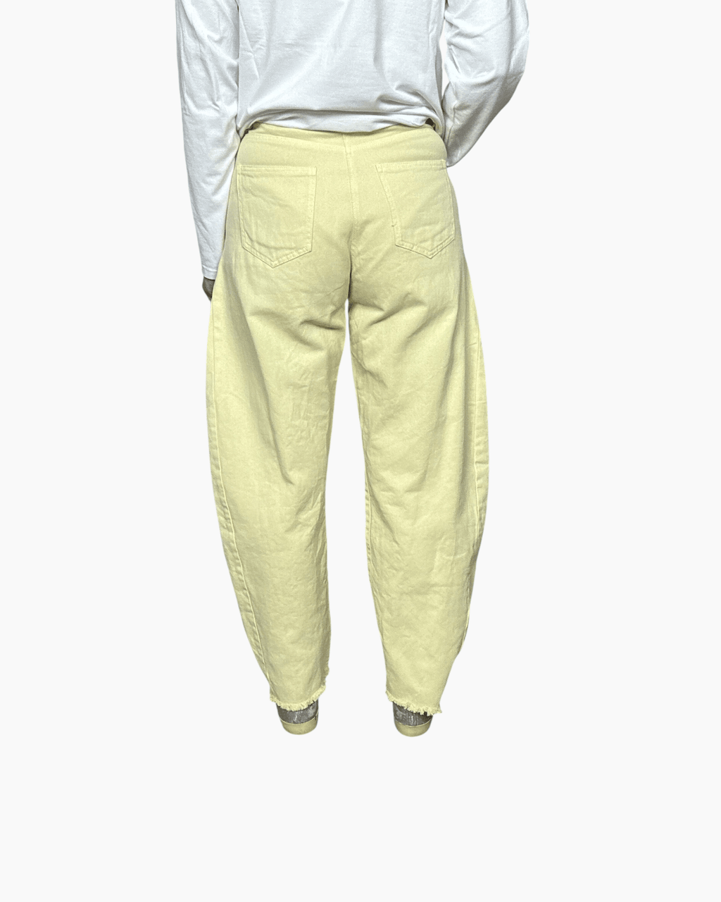 JEANS COLORATO CARROT TENSIONE IN - XE BLU ABBIGLIAMENTO