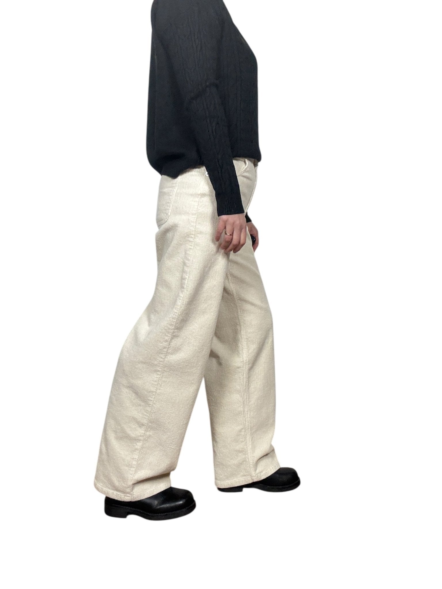 PANTALONE BELLA IN VELLUTO HAVEONE - XE BLU ABBIGLIAMENTO