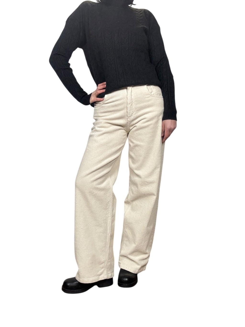 PANTALONE BELLA IN VELLUTO HAVEONE - XE BLU ABBIGLIAMENTO