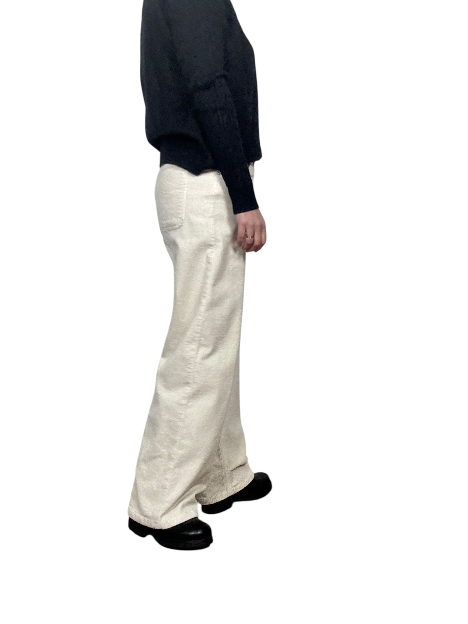 PANTALONE BELLA IN VELLUTO HAVEONE - XE BLU ABBIGLIAMENTO