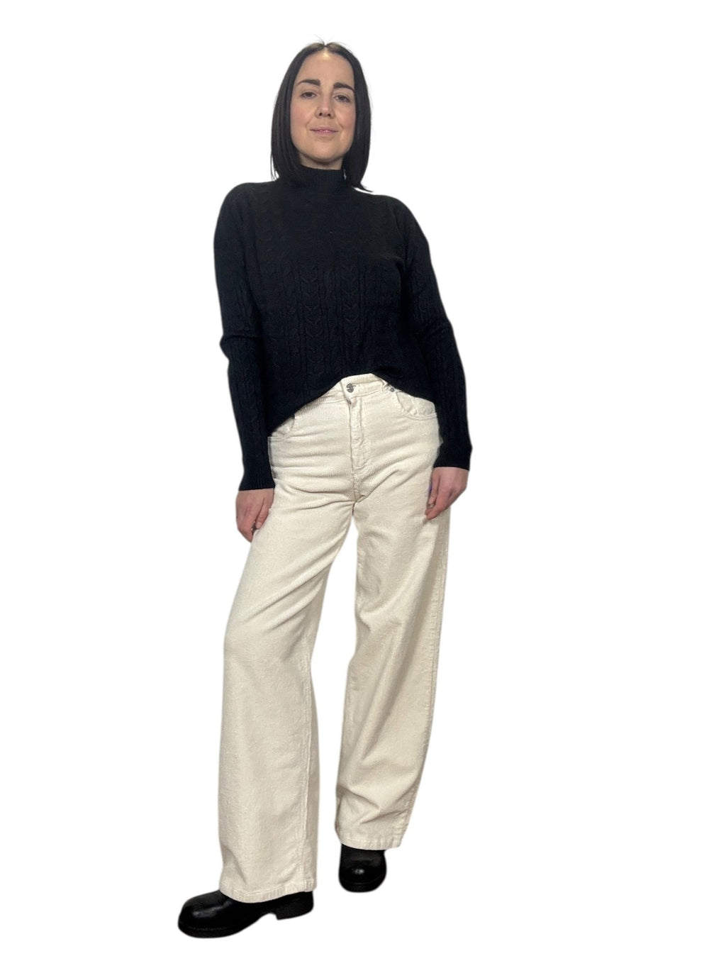 PANTALONE BELLA IN VELLUTO HAVEONE - XE BLU ABBIGLIAMENTO