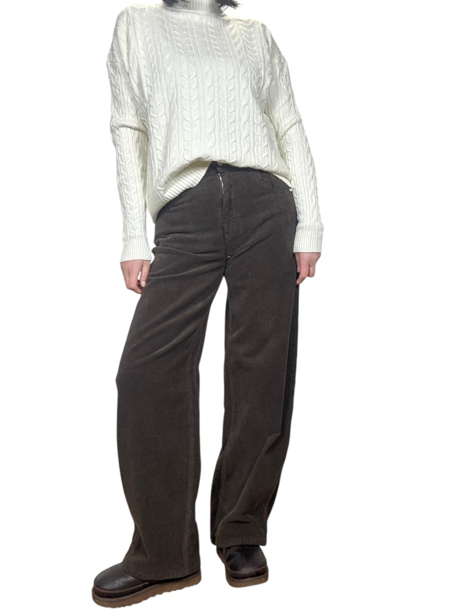 PANTALONE BELLA IN VELLUTO HAVEONE - XE BLU ABBIGLIAMENTO