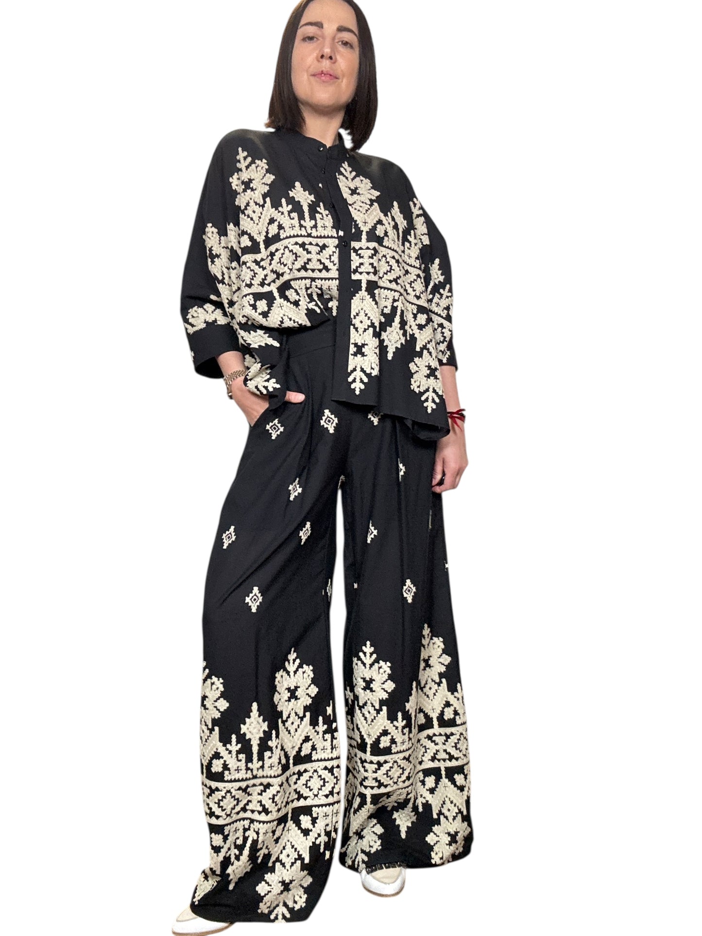 PANTALONE RICAMI DIXIE