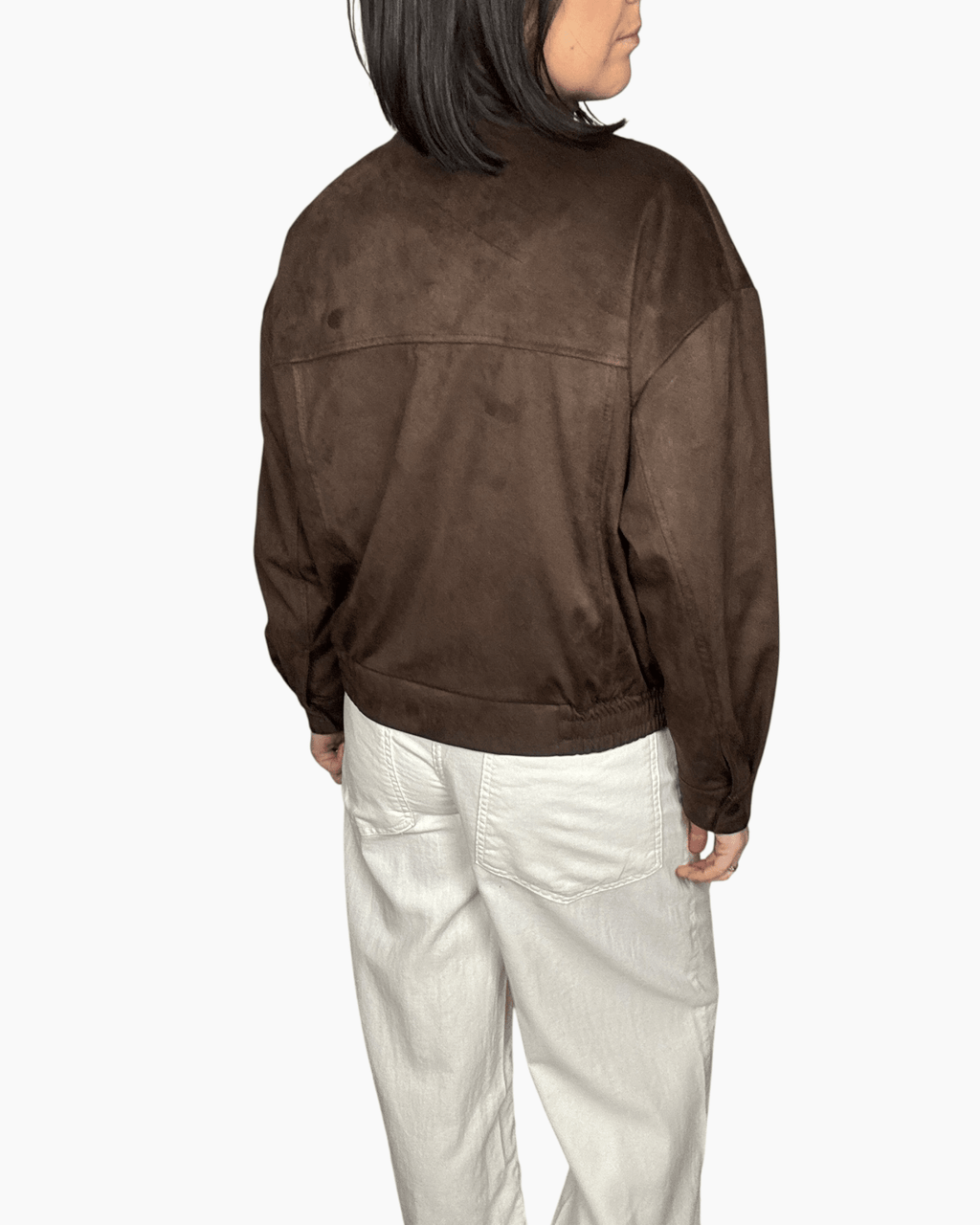 BOMBER IN SUEDE SUSY MIX - XE BLU ABBIGLIAMENTO