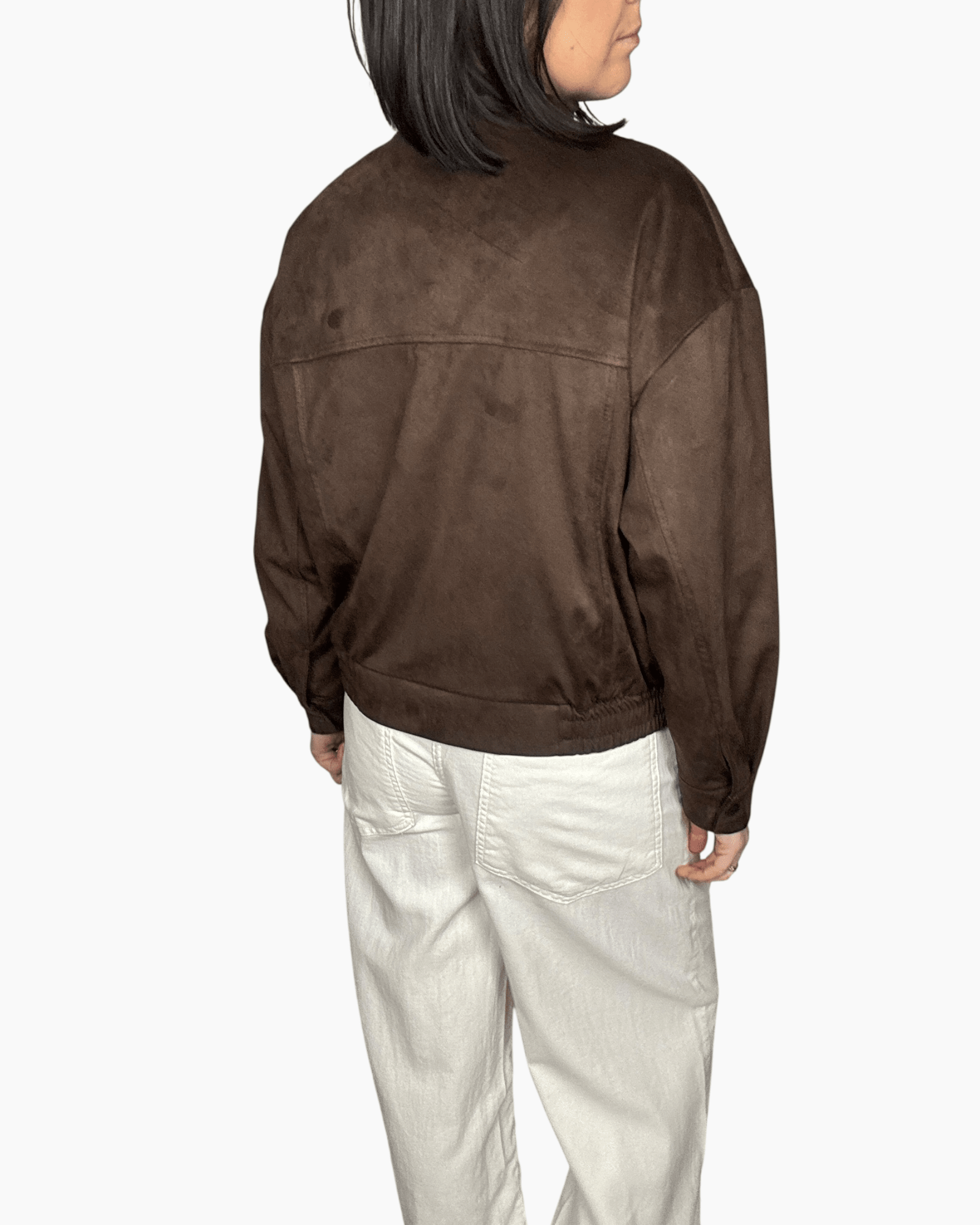 BOMBER IN SUEDE SUSY MIX - XE BLU ABBIGLIAMENTO