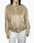 BOMBER IN SUEDE SUSY MIX - XE BLU ABBIGLIAMENTO