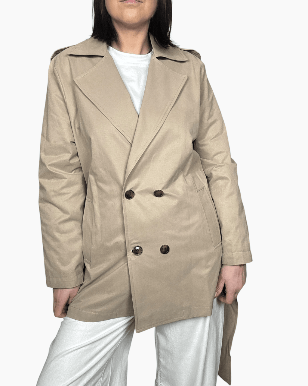 TRENCH SUSY MIX - XE BLU ABBIGLIAMENTO