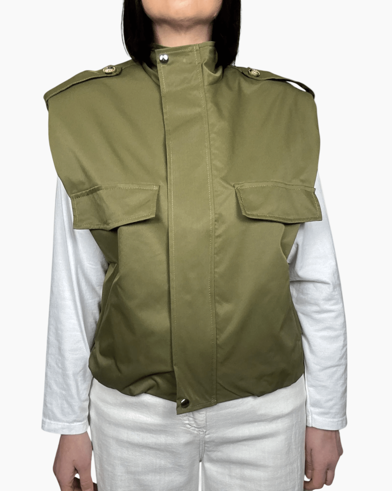 GILET IN TELA VELA SUSY MIX - XE BLU ABBIGLIAMENTO