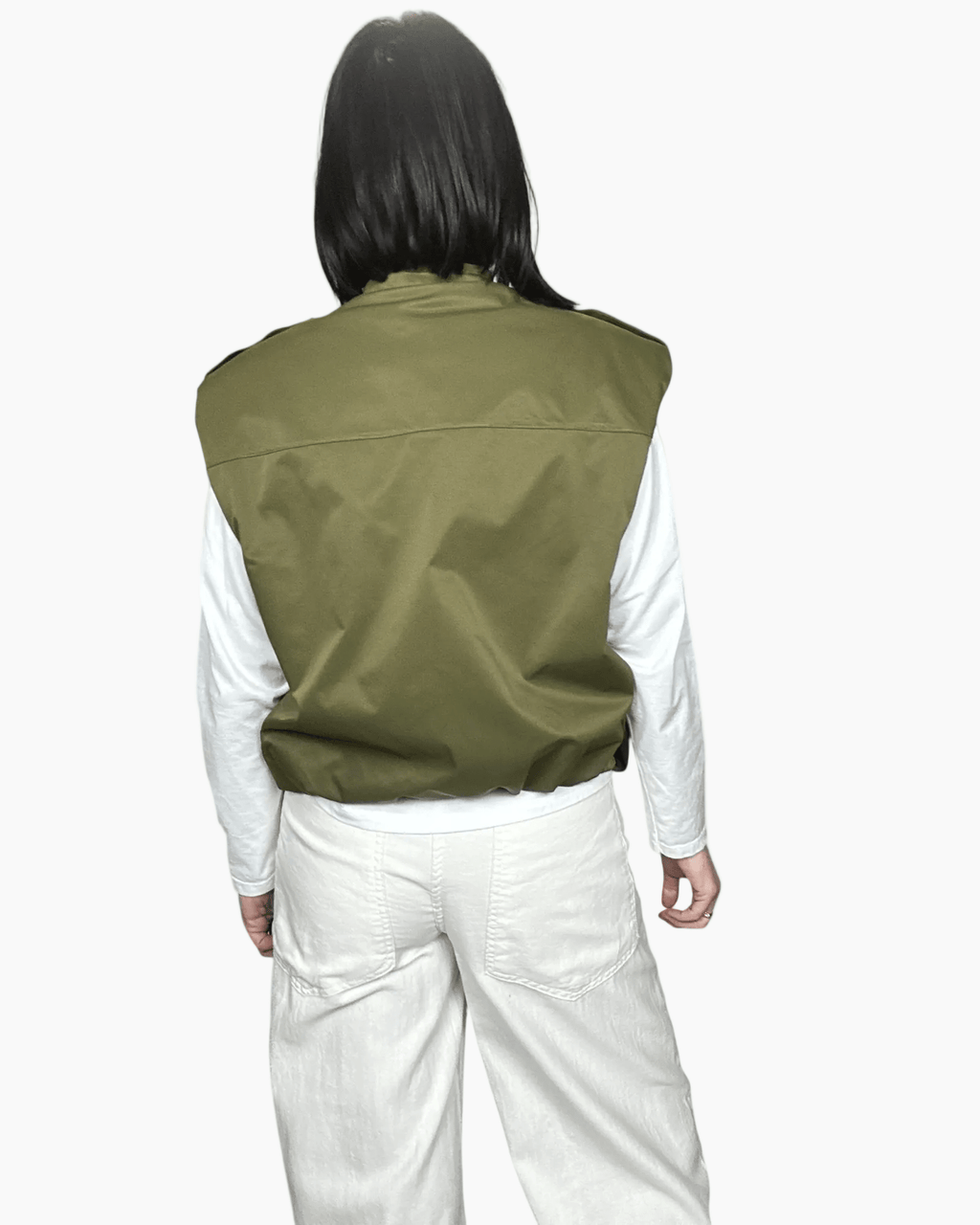 GILET IN TELA VELA SUSY MIX - XE BLU ABBIGLIAMENTO