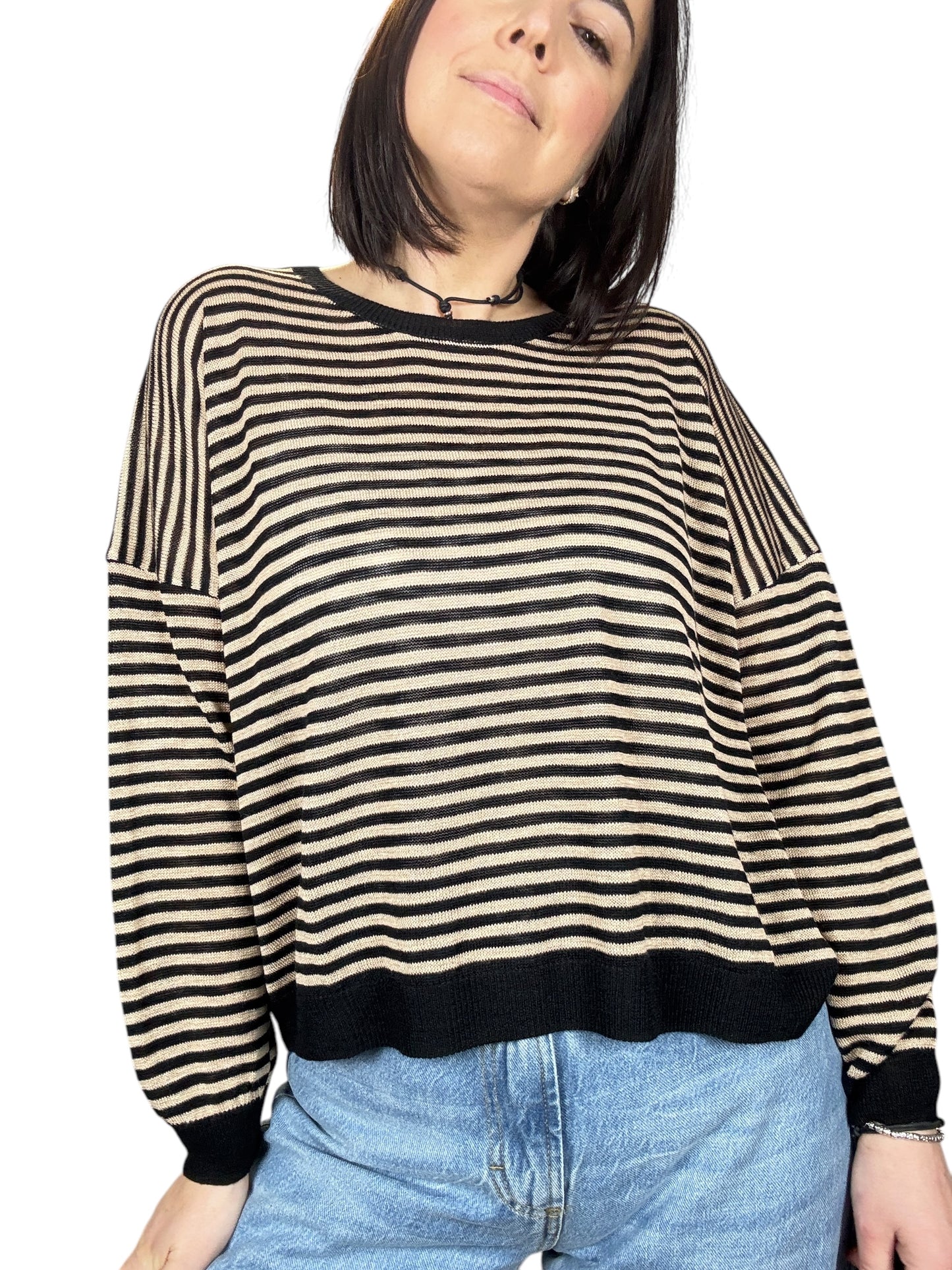 MAGLIA RIGHE SOTTILI SUSY MIX