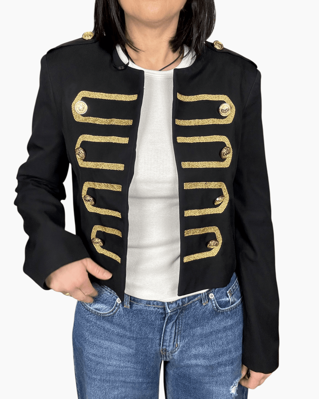 GIACCA NAPOLEON NERO VICOLO - XE BLU ABBIGLIAMENTO