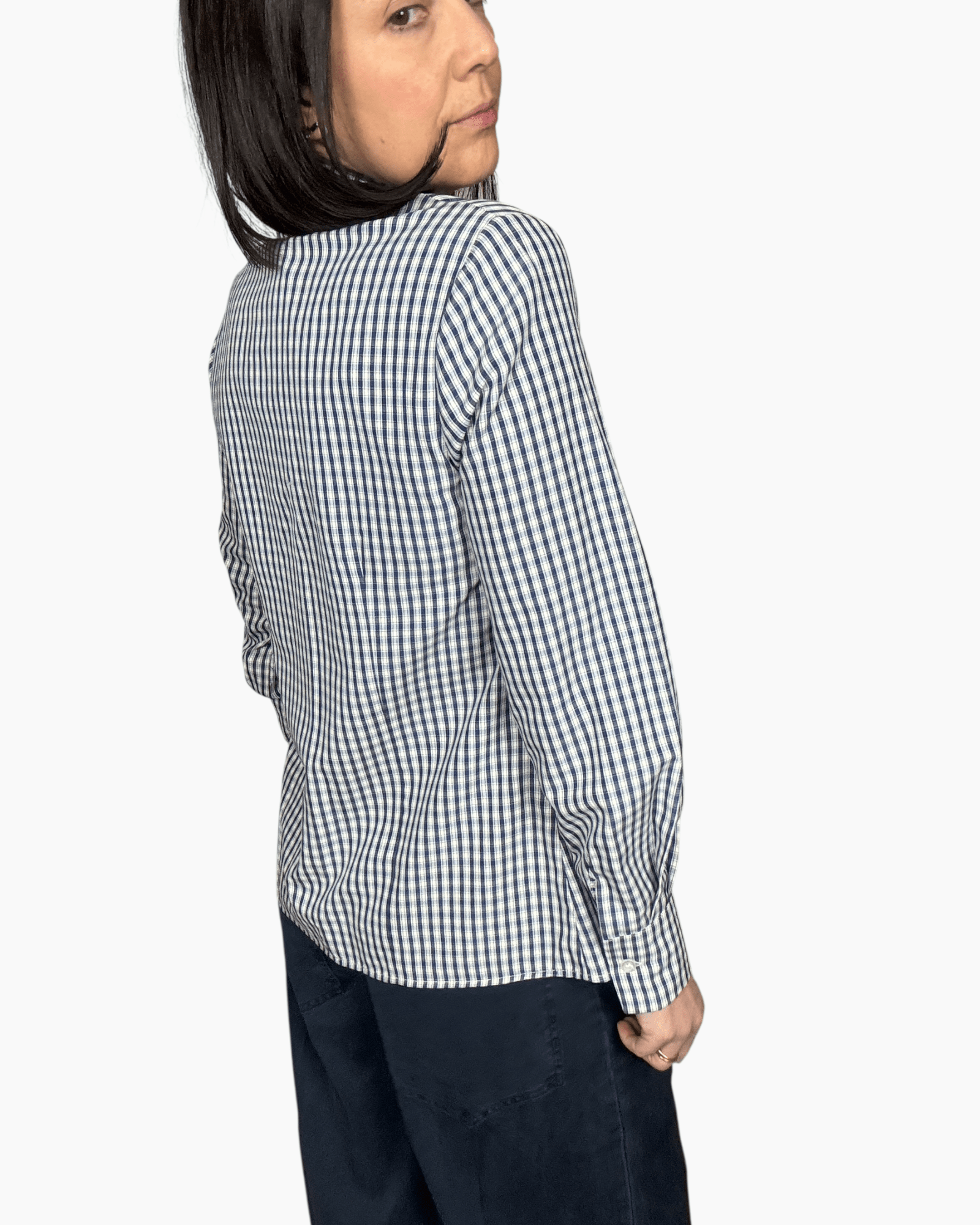 CAMICIA A QUADRETTI BLU TENSIONE IN - XE BLU ABBIGLIAMENTO
