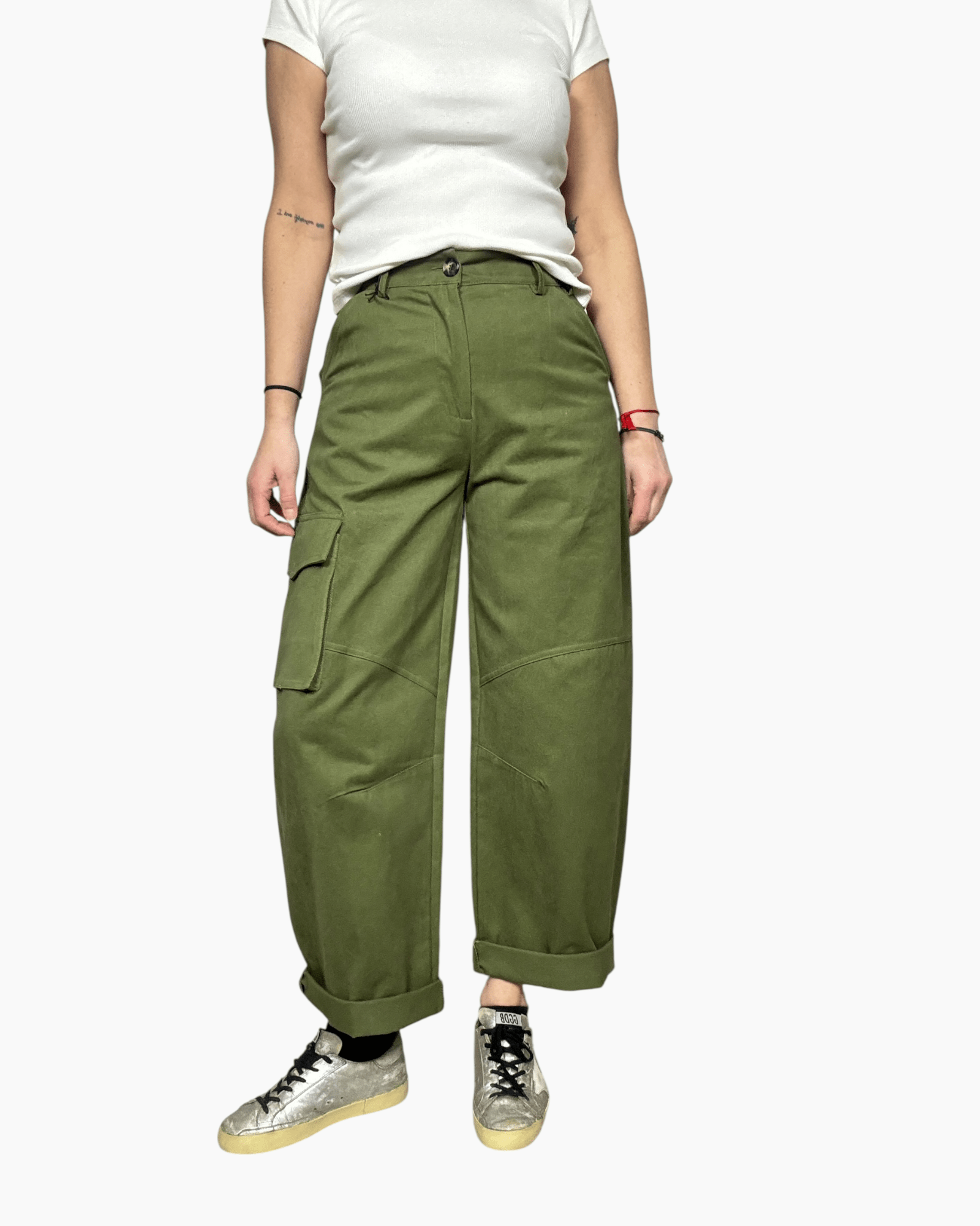 PANTALONE CON TASCONI TENSIONE IN - XE BLU ABBIGLIAMENTO