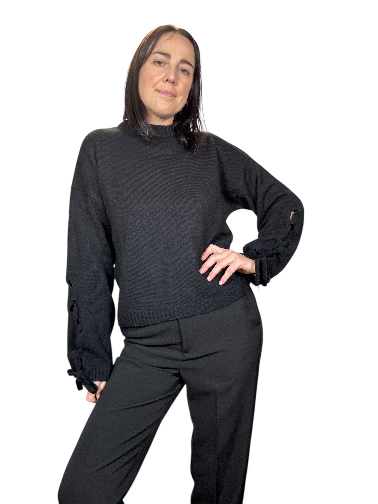 MAGLIA LACCETTI VICOLO - XE BLU ABBIGLIAMENTO