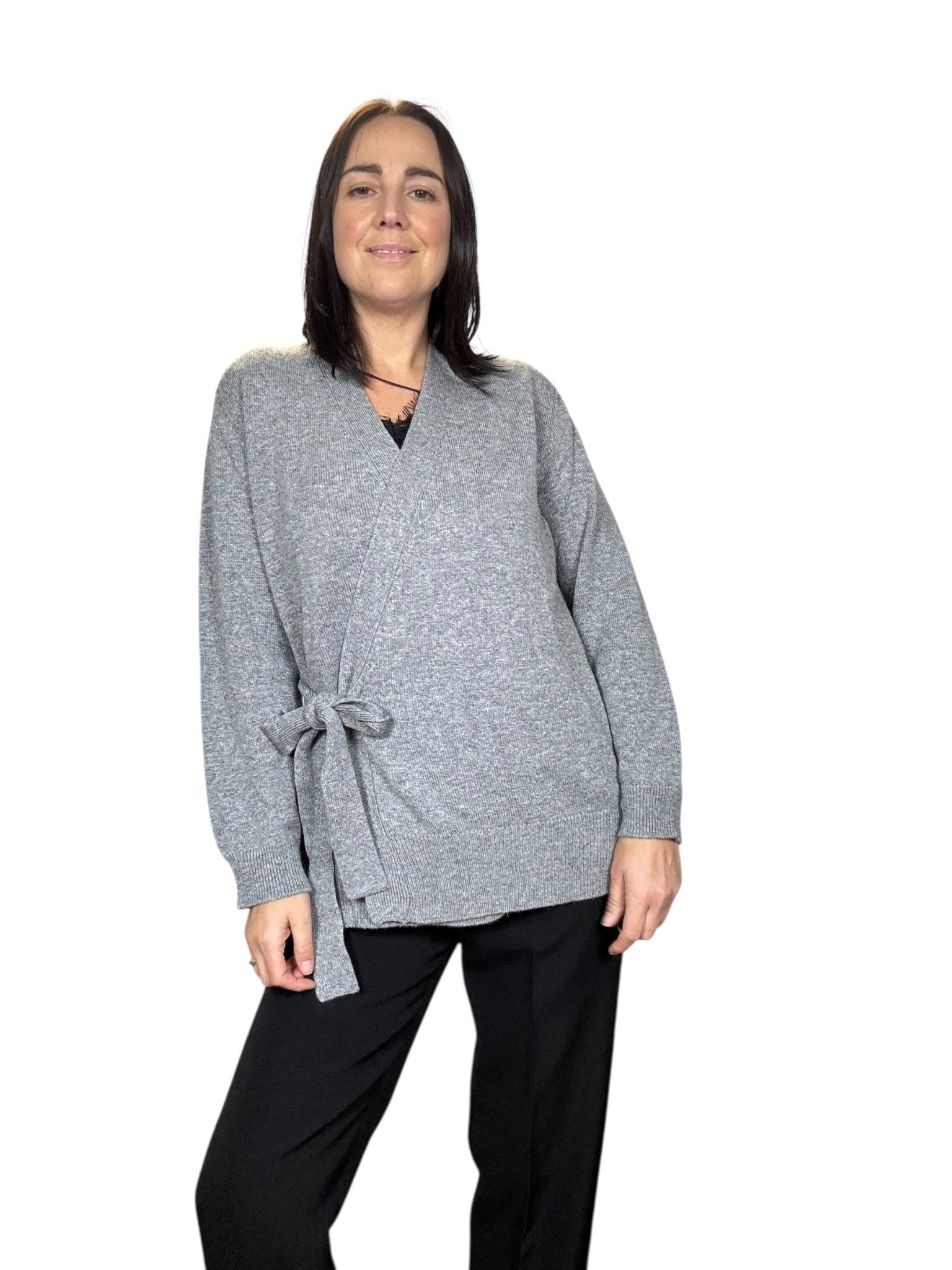 CARDIGAN ALLACCIATO VICOLO - XE BLU ABBIGLIAMENTO