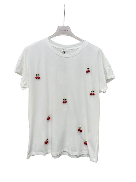 T-SHIRT CILIEGIE TENSIONE IN