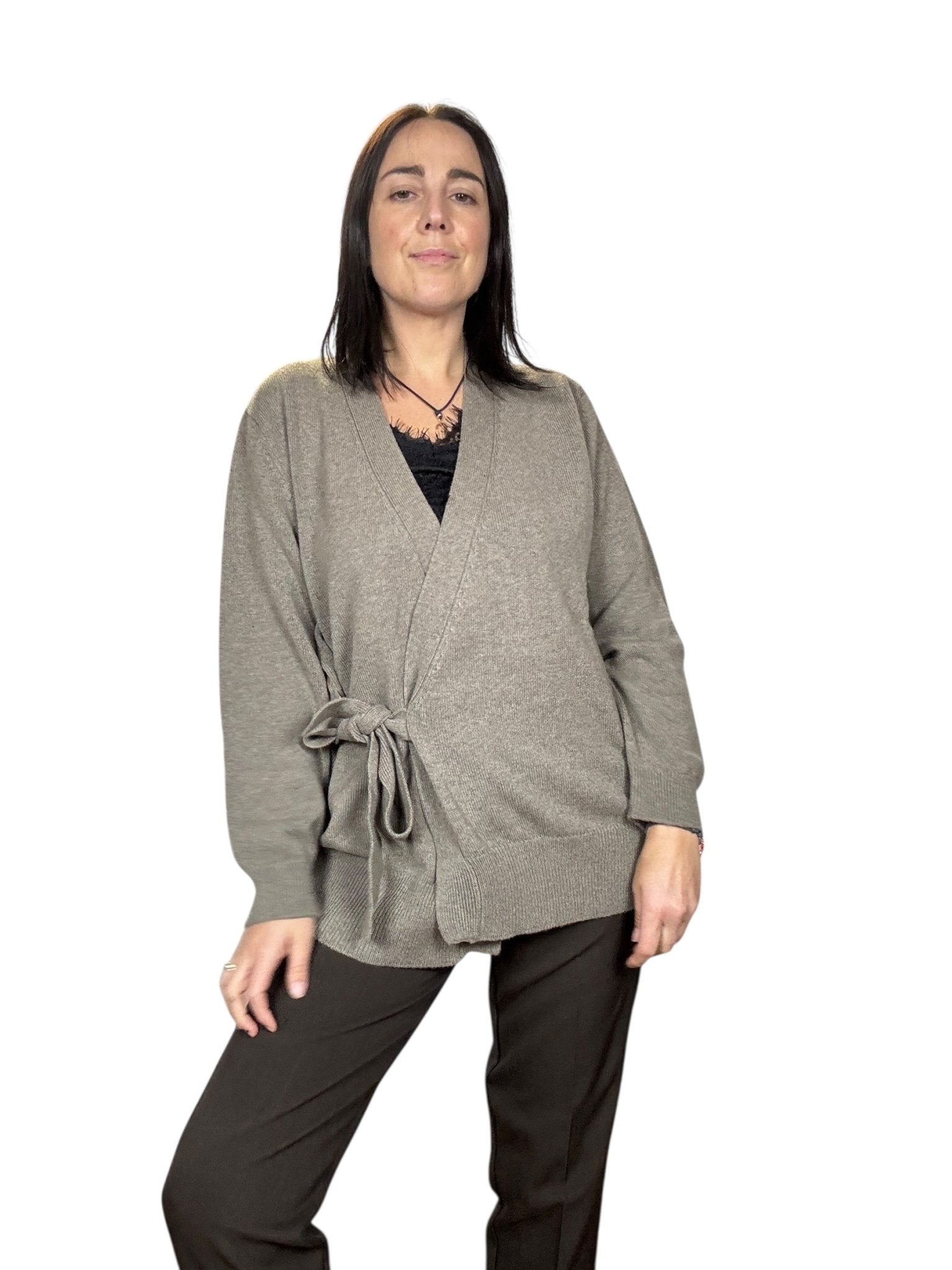 CARDIGAN ALLACCIATO VICOLO - XE BLU ABBIGLIAMENTO