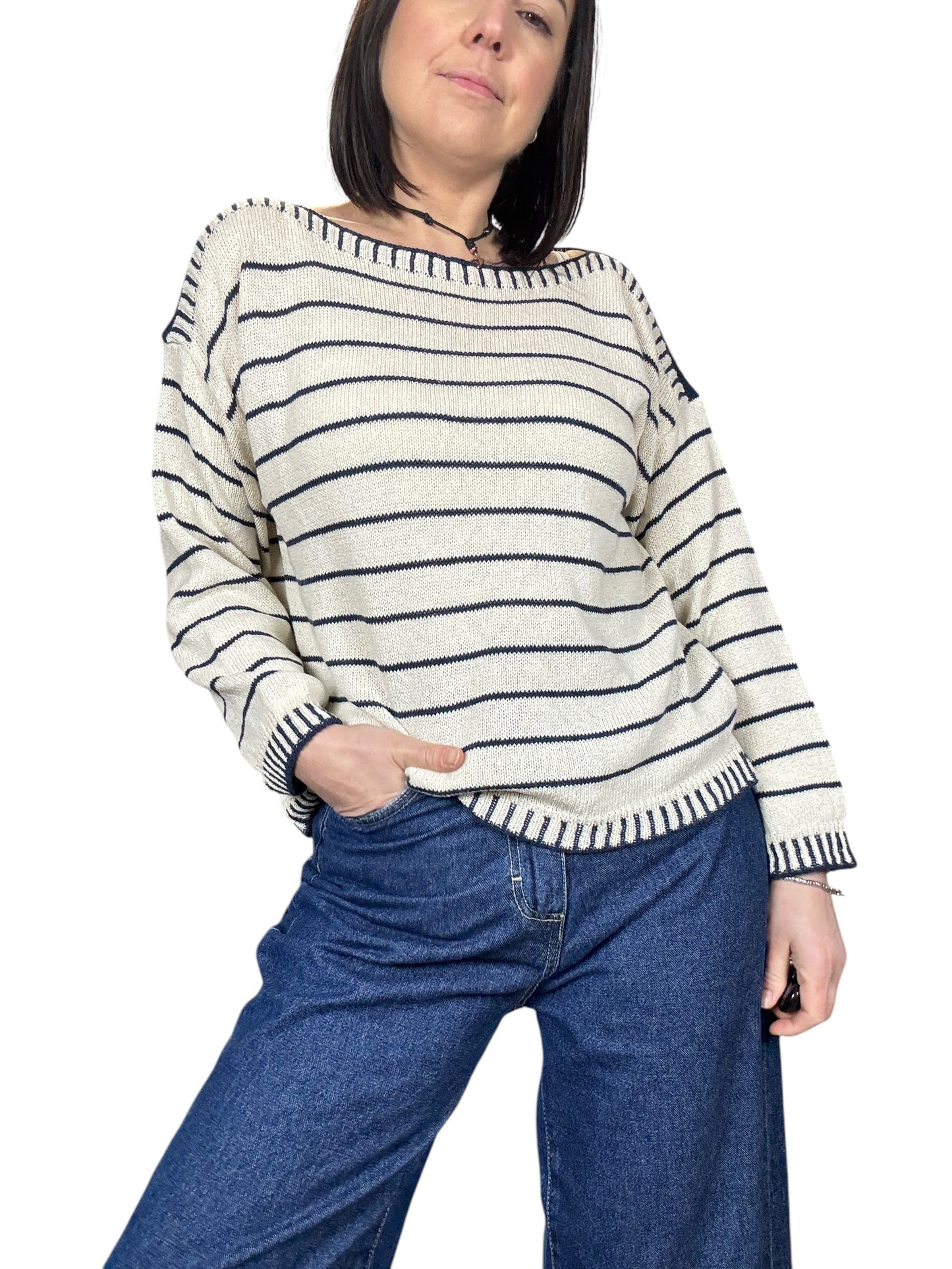MAGLIA A RIGHE HAVEONE