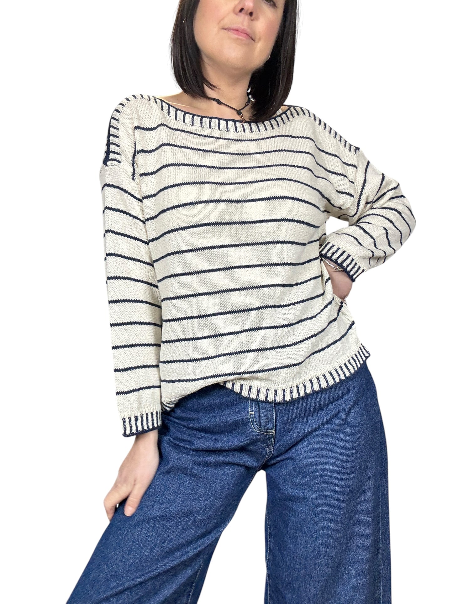 MAGLIA A RIGHE HAVEONE