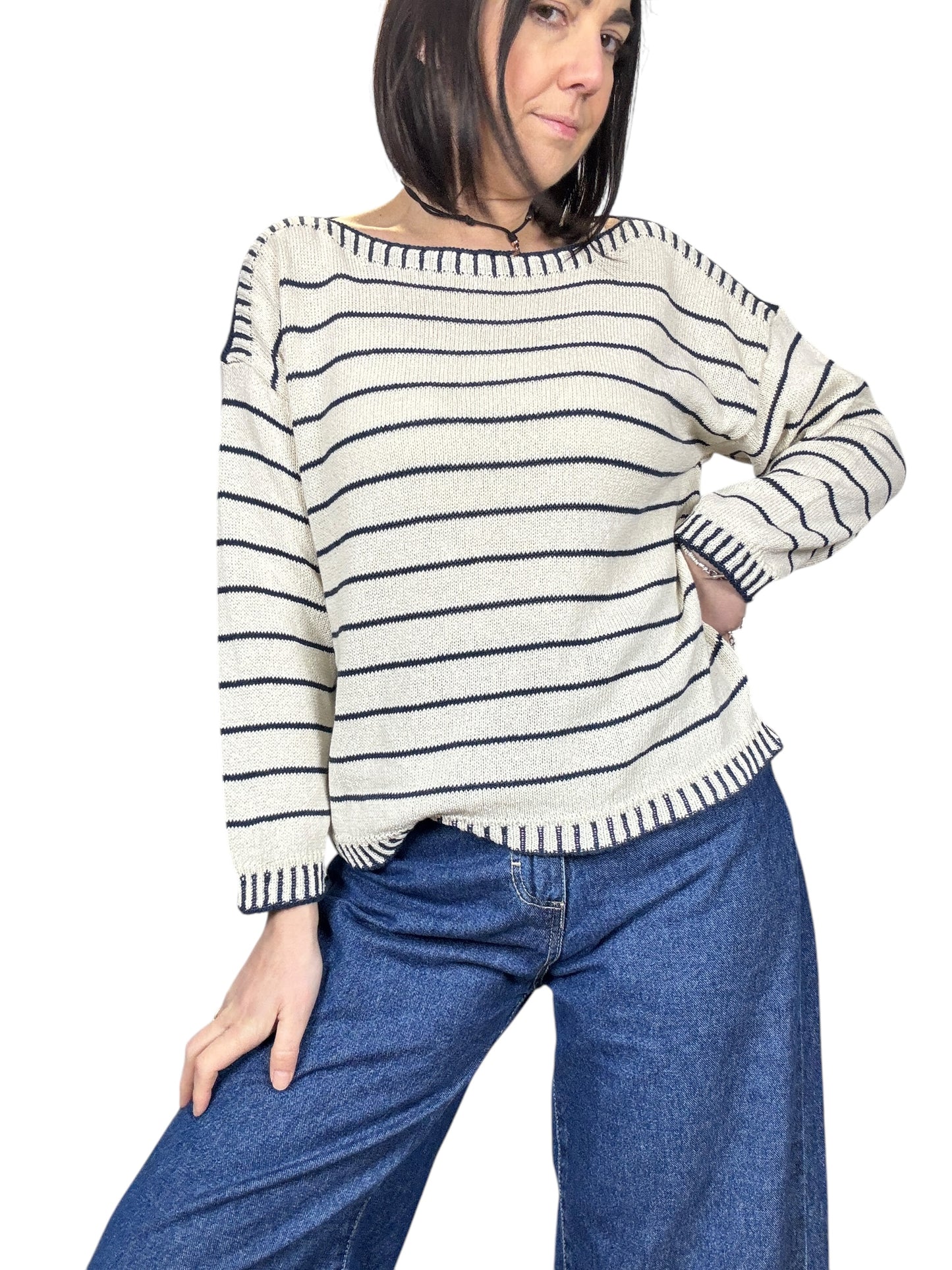 MAGLIA A RIGHE HAVEONE
