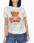 T - SHIRT ORSO MAGLIETTA ROSA VICOLO - XE BLU ABBIGLIAMENTO