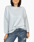 MAGLIA OVERSIZE IN VISCOSA VICOLO - XE BLU ABBIGLIAMENTO