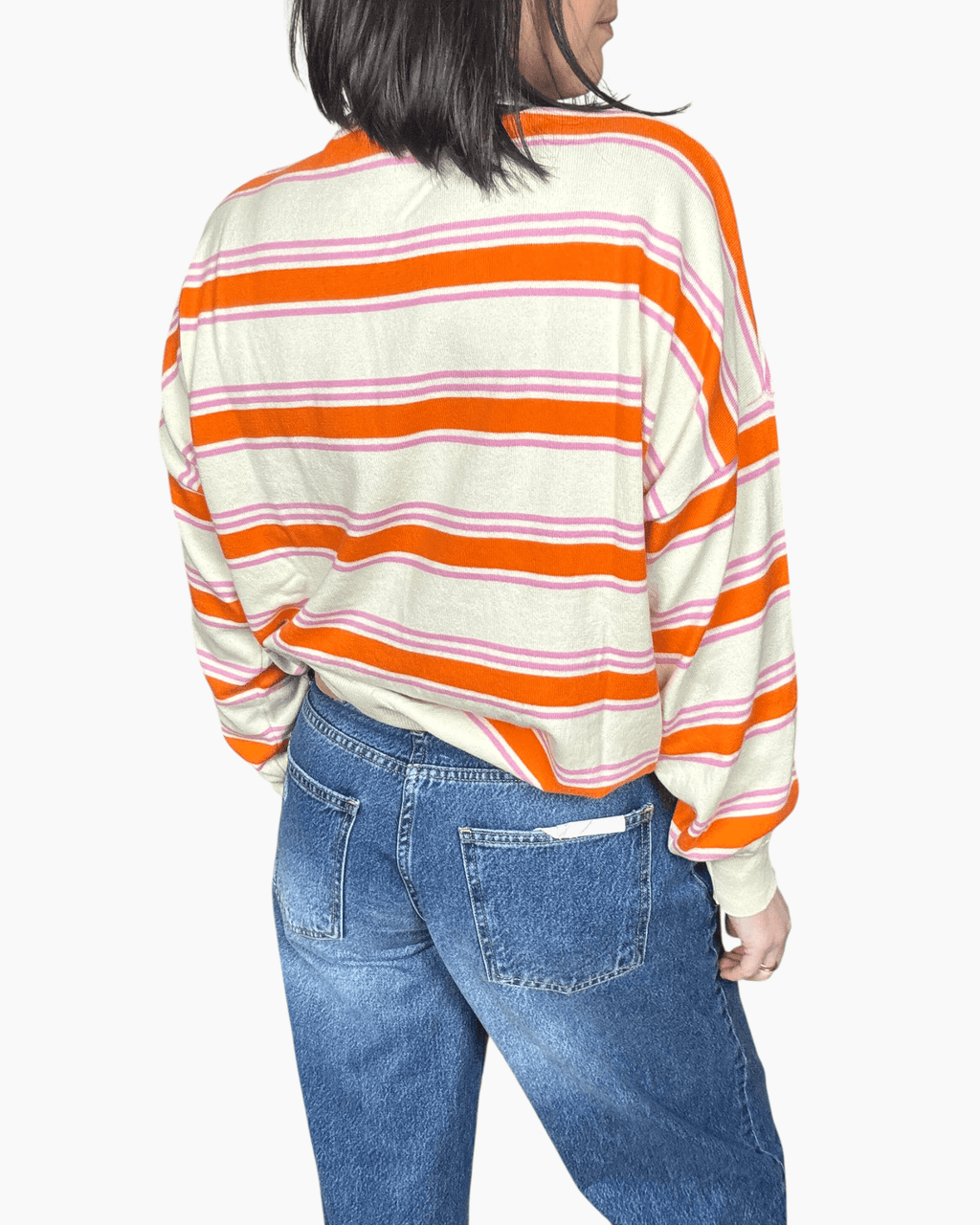 MAGLIA PARICOLLO A RIGHE VICOLO - XE BLU ABBIGLIAMENTO